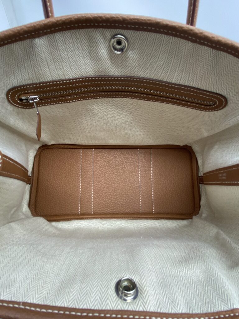 Hermes Garden Party 30 Negonda Gold PHW