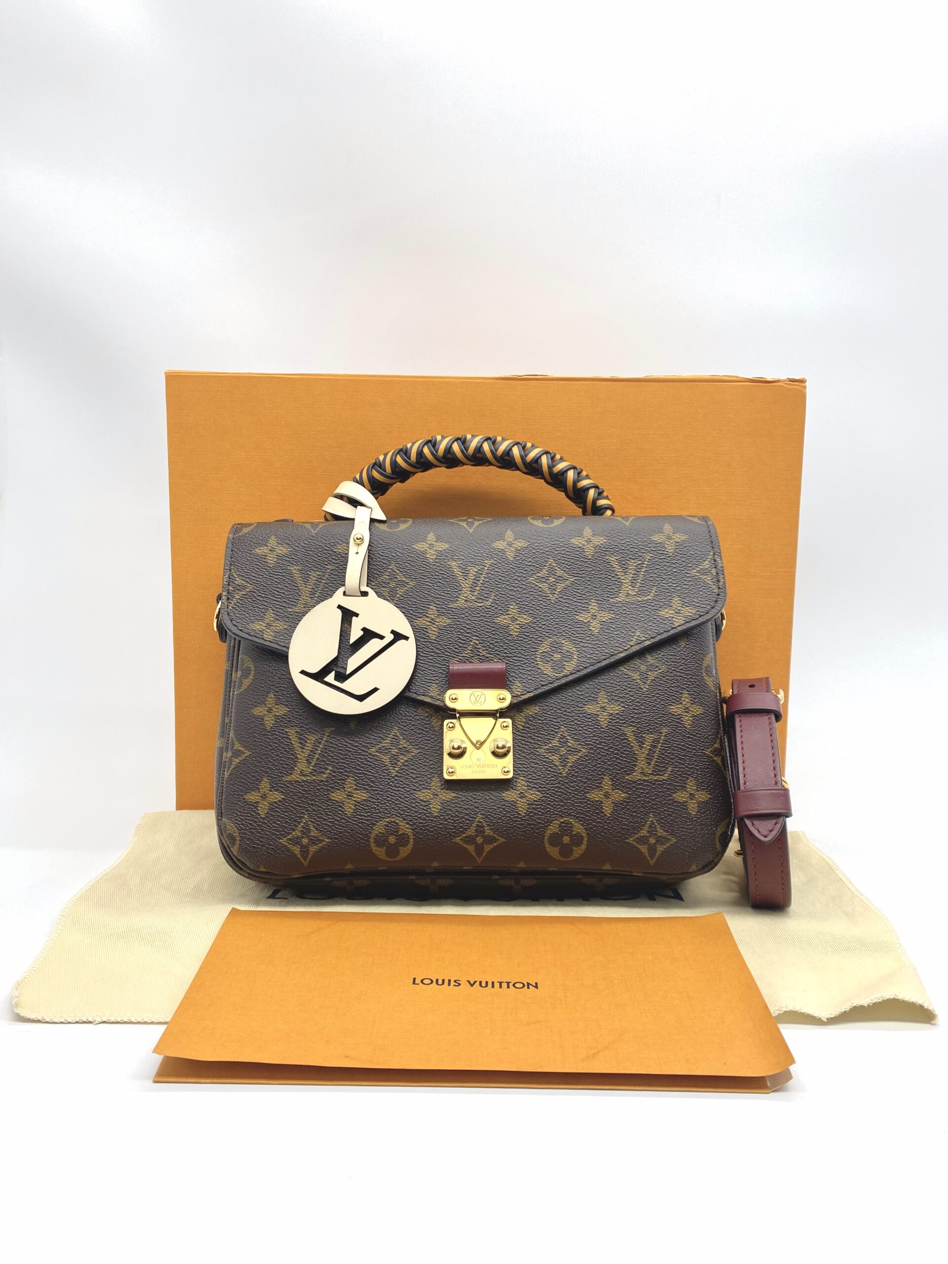 Louis Vuitton Metis MM Monogram Braided Saffran GHW