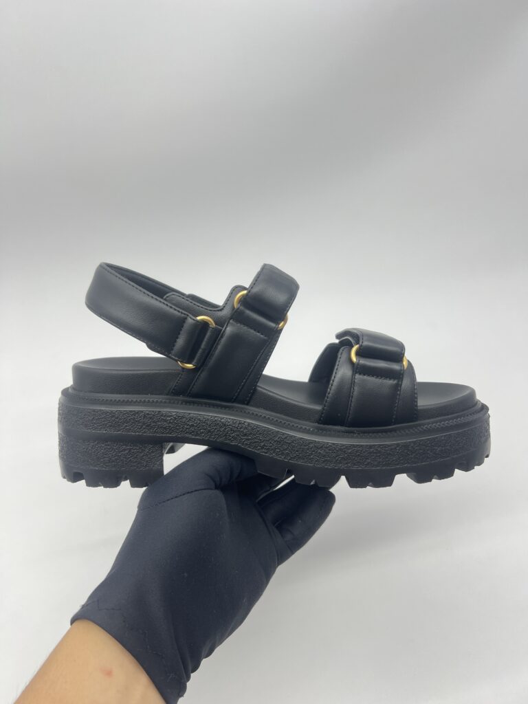Dior Dioract Sandal Black GHW