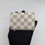 Louis Vuitton Rosalie Coin Purse Damier Azur Rose Ballerine GHW