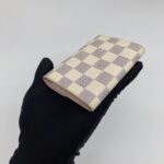 Louis Vuitton Rosalie Coin Purse Damier Azur Rose Ballerine GHW