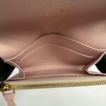 Louis Vuitton Rosalie Coin Purse Damier Azur Rose Ballerine GHW