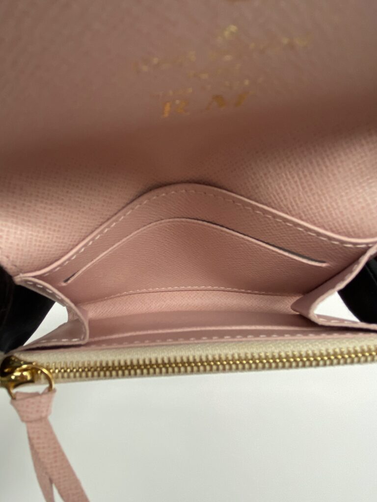 Louis Vuitton Rosalie Coin Purse Damier Azur Rose Ballerine GHW