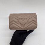 Gucci Marmont Super Mini Nude GHW