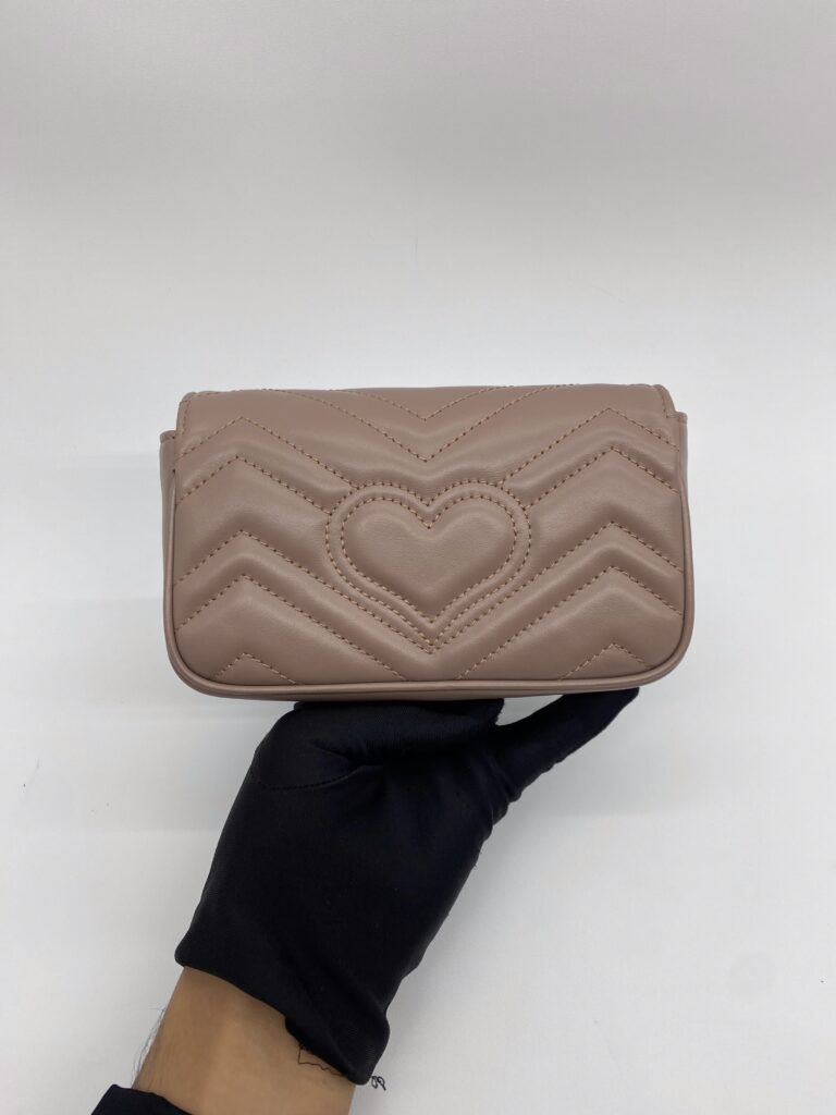 Gucci Marmont Super Mini Nude GHW