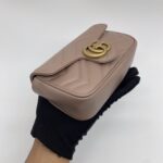 Gucci Marmont Super Mini Nude GHW