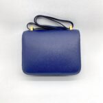 Hermes Constance 24 Epsom Bleu Saphir GHW