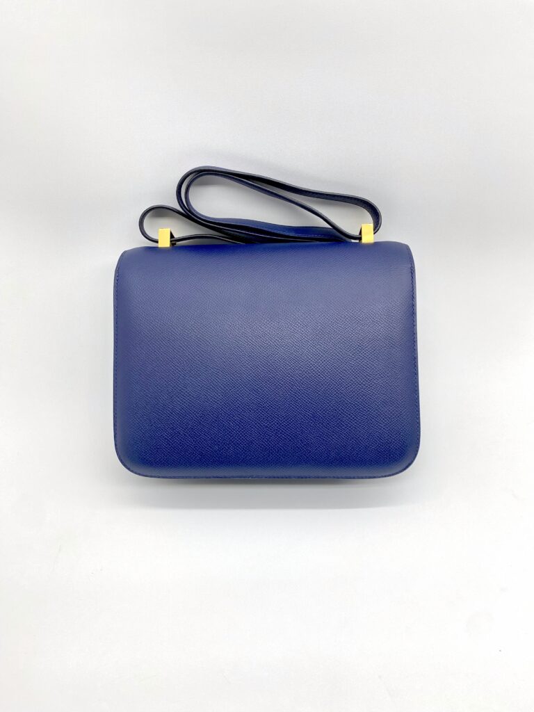 Hermes Constance 24 Epsom Bleu Saphir GHW