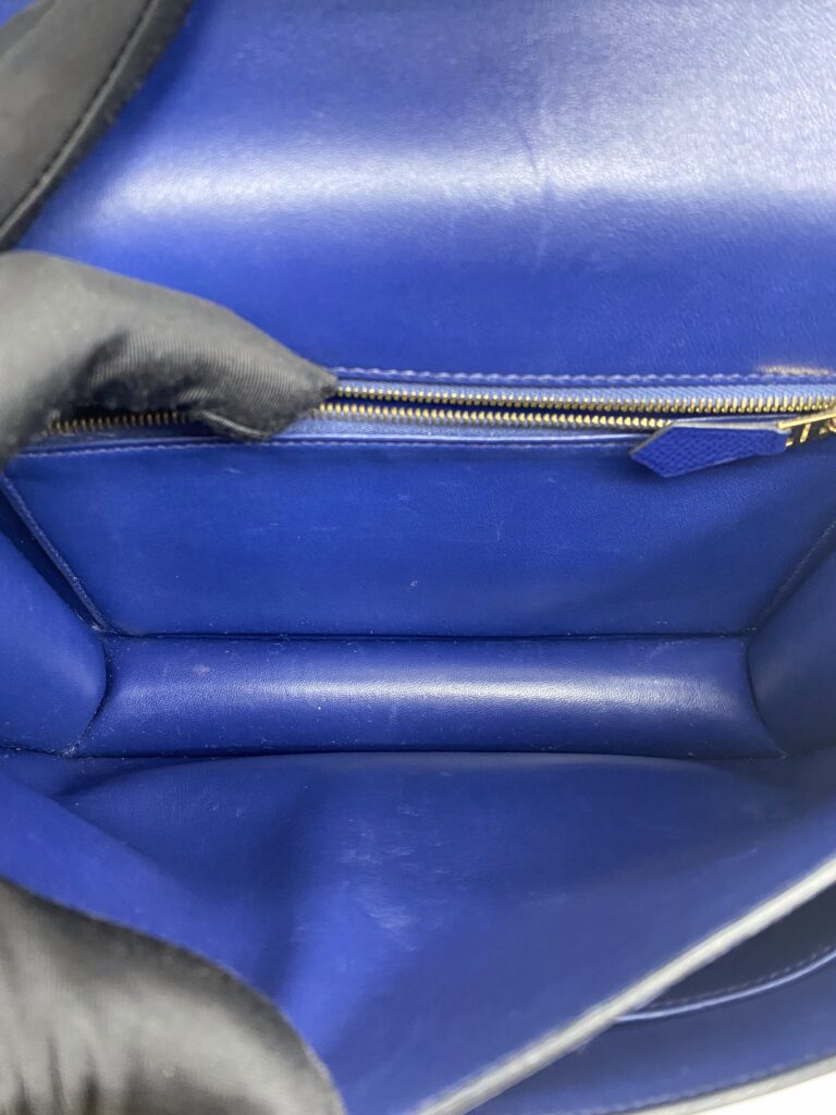 Hermes Constance 24 Epsom Bleu Saphir GHW