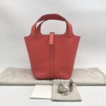 Hermes Pitcoin 18 Clemence Rose Jaipur PHW