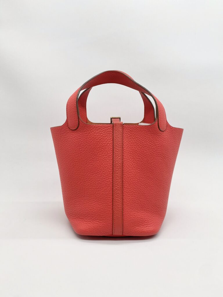 Hermes Pitcoin 18 Clemence Rose Jaipur PHW