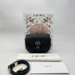 Dior Bobby Medium Grained Black GHW