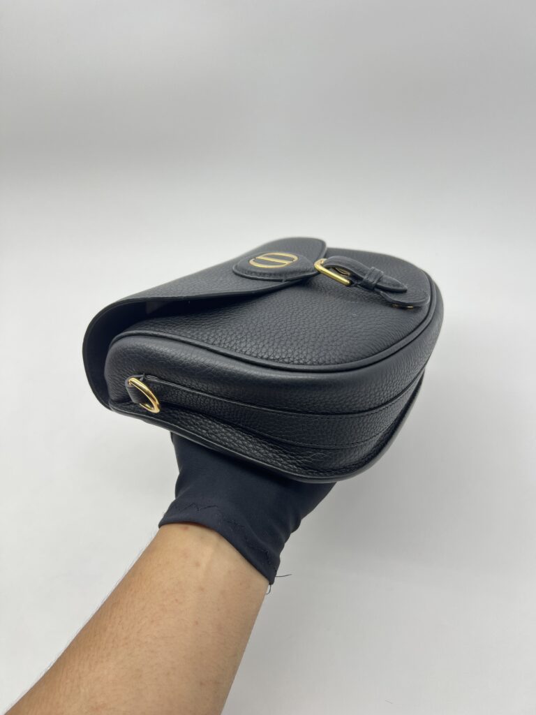 Dior Bobby Medium Grained Black GHW