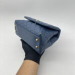Chanel Small Coco Handle Caviar Blue GHW