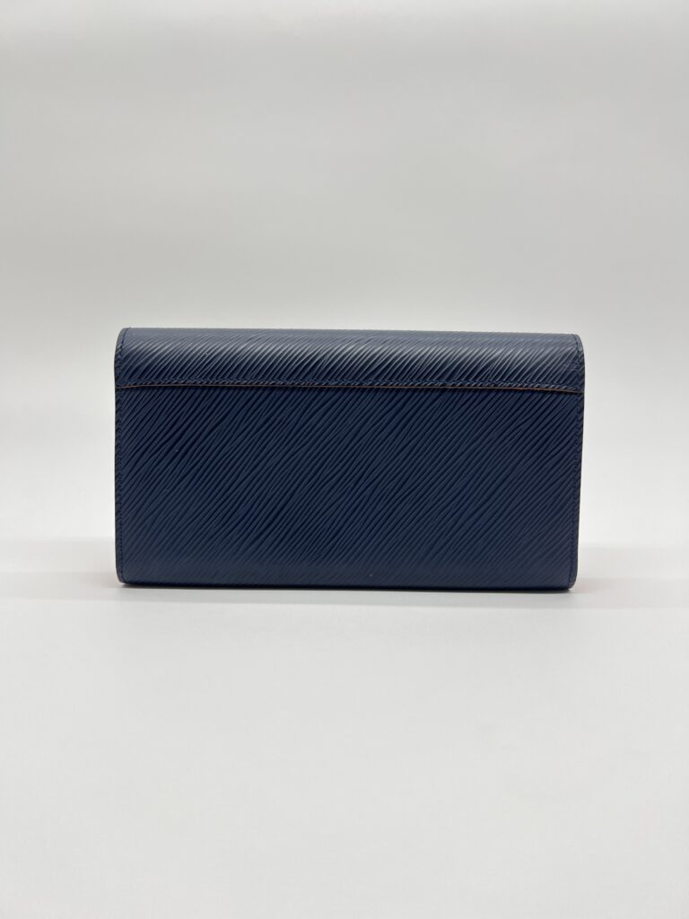 Louis Vuitton Twist Wallet Epi Blue Orange SHW