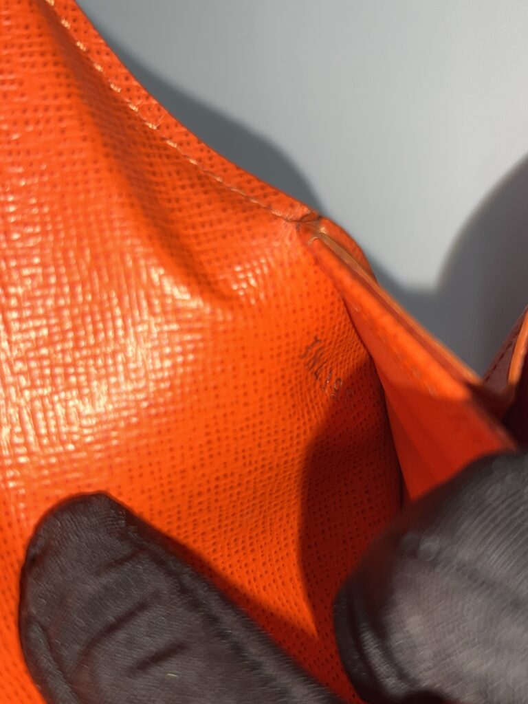 Louis Vuitton Twist Wallet Epi Blue Orange SHW