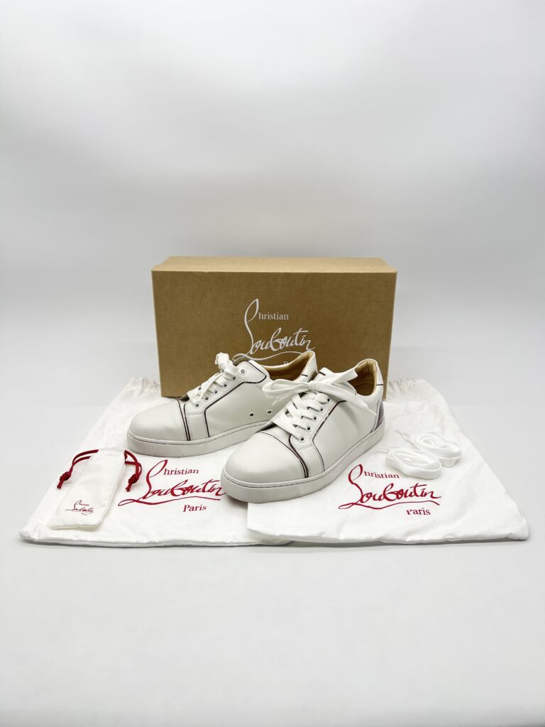 Christian Louboutin Fun Veira Sneakers White Red