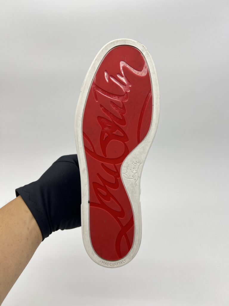 Christian Louboutin Fun Veira Sneakers White Red