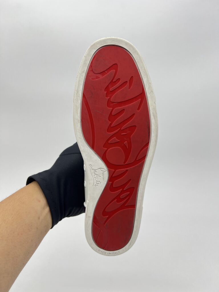 Christian Louboutin Fun Veira Sneakers White Red
