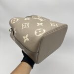 Louis Vuitton Neo Neo MM Monogram Empreinte Giant Tourterelle Creme GHW