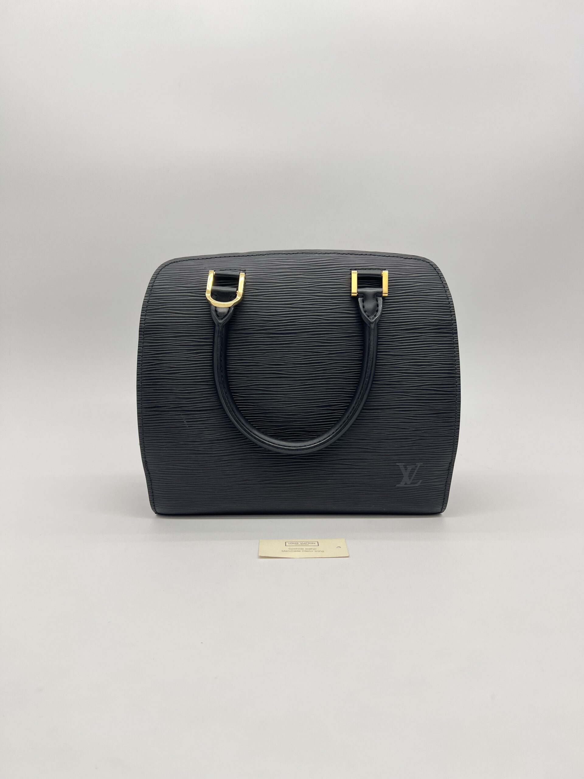 Louis Vuitton Pont Neuf Epi Black GHW