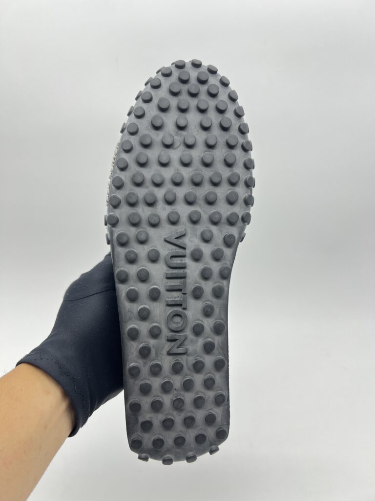 Louis Vuitton Racer Mocassin Monogram Eclipse/Mesh/Black