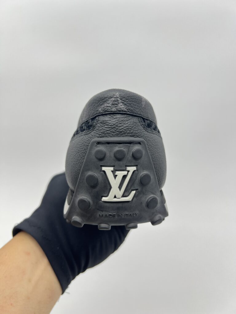 Louis Vuitton Racer Mocassin Monogram Eclipse/Mesh/Black