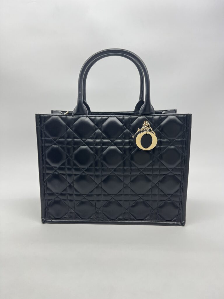 Dior Dior Book Tote Macrocannage Black GHW