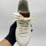 Gucci Re-Web Sneakers GG Supreme Monogram White Canvas