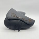 Dior Saddle Homme Grained Calfskin Black Brown