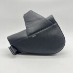 Dior Saddle Homme Grained Calfskin Black Brown