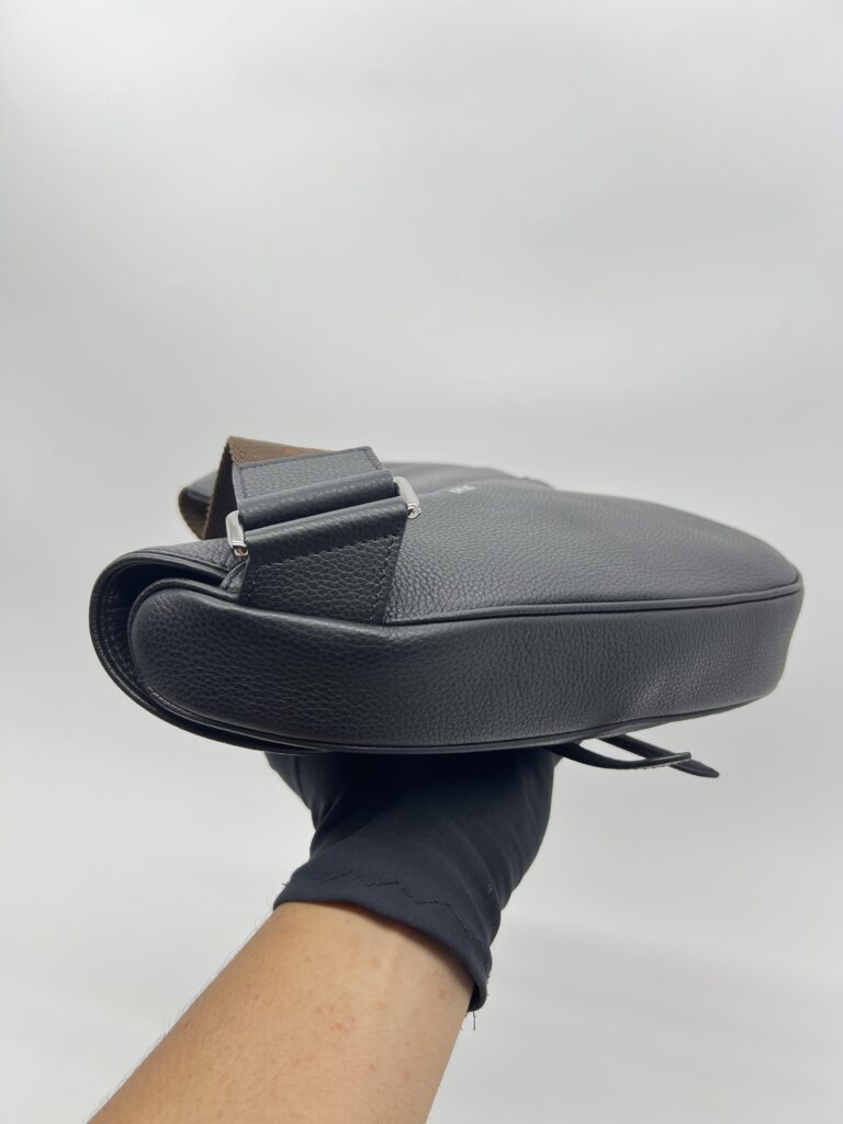 Dior Saddle Homme Grained Calfskin Black Brown