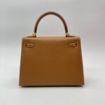 Hermes Kelly 25 Epsom Gold GHW