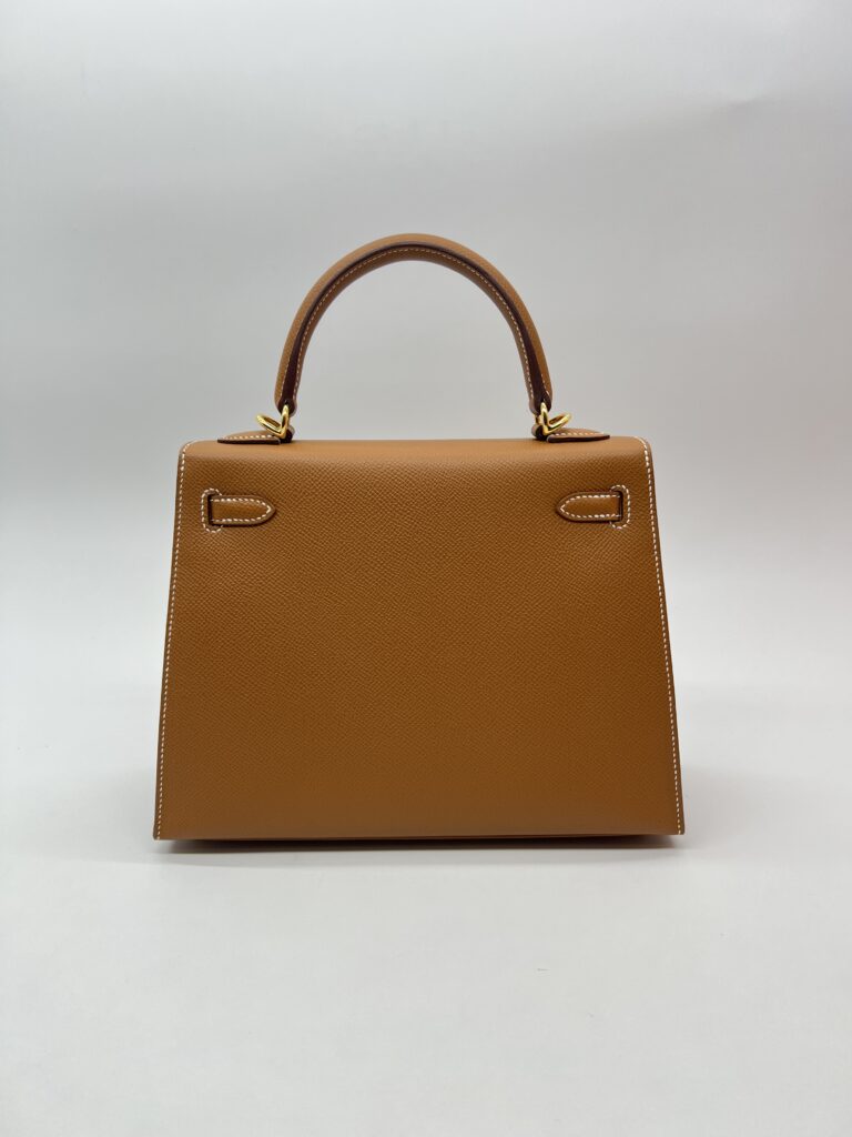 Hermes Kelly 25 Epsom Gold GHW
