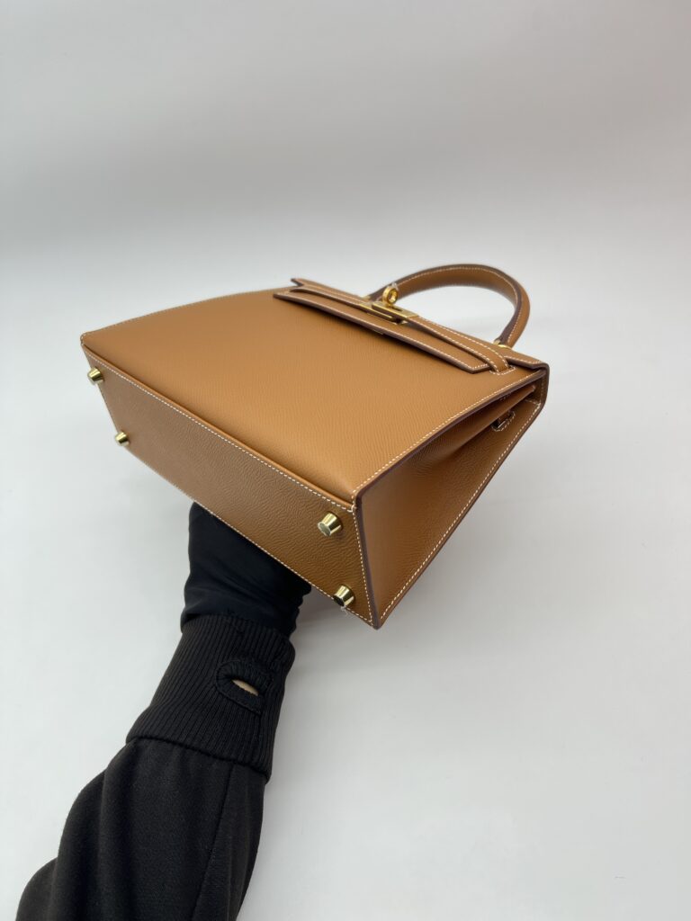 Hermes Kelly 25 Epsom Gold GHW
