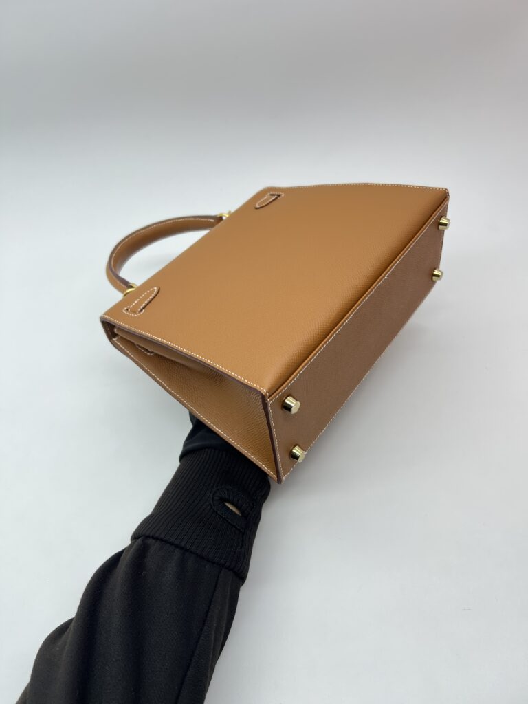 Hermes Kelly 25 Epsom Gold GHW