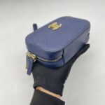 Chanel Chic Affianty Belt Bag Caviar Blue GHW