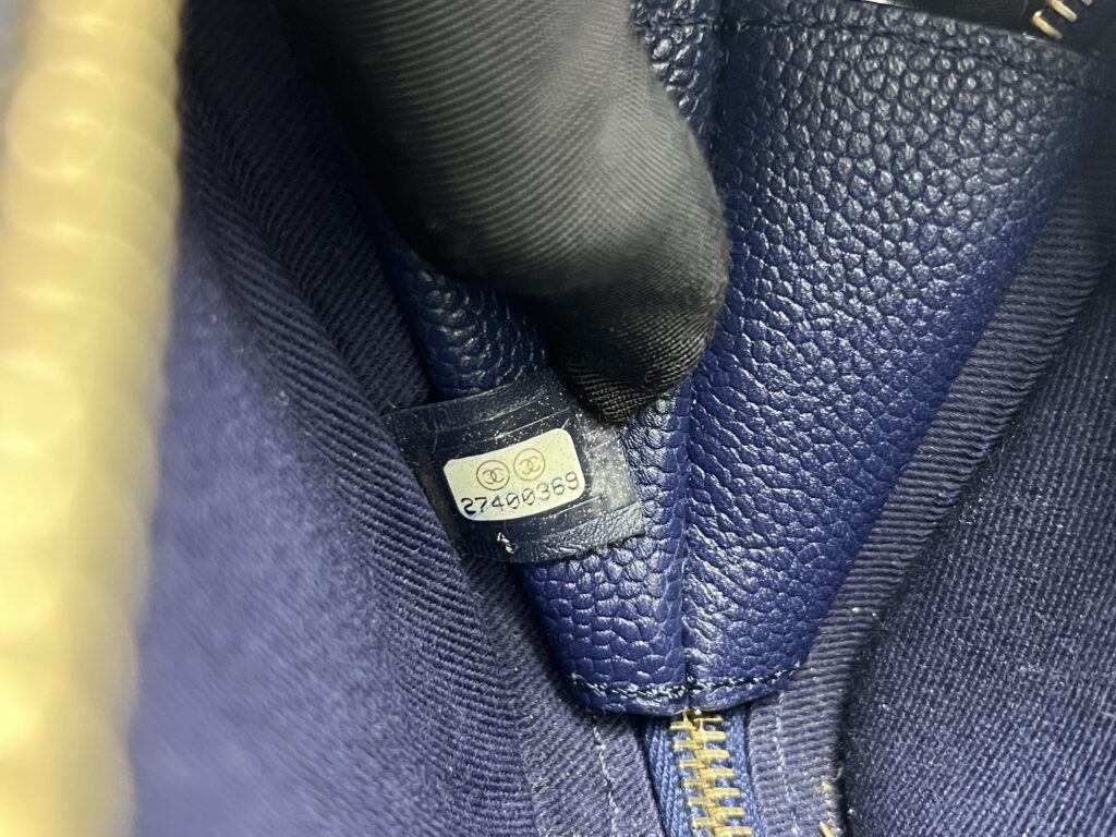 Chanel Chic Affianty Belt Bag Caviar Blue GHW