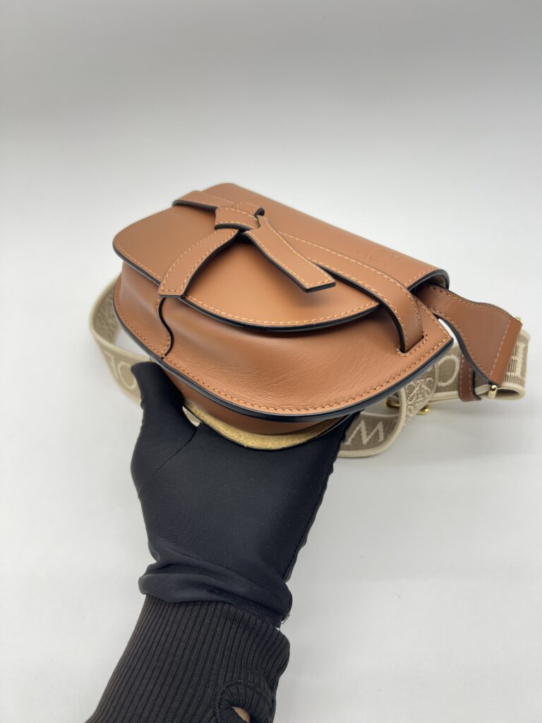 Loewe Gate Dual Mini Brown Tan GHW