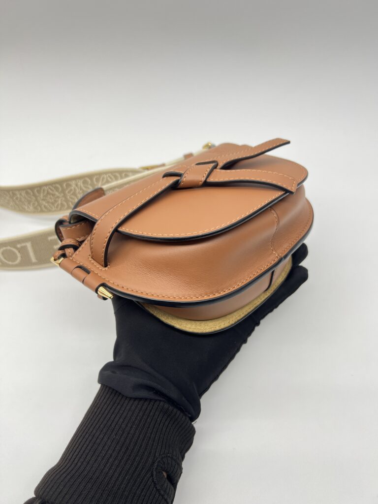 Loewe Gate Dual Mini Brown Tan GHW