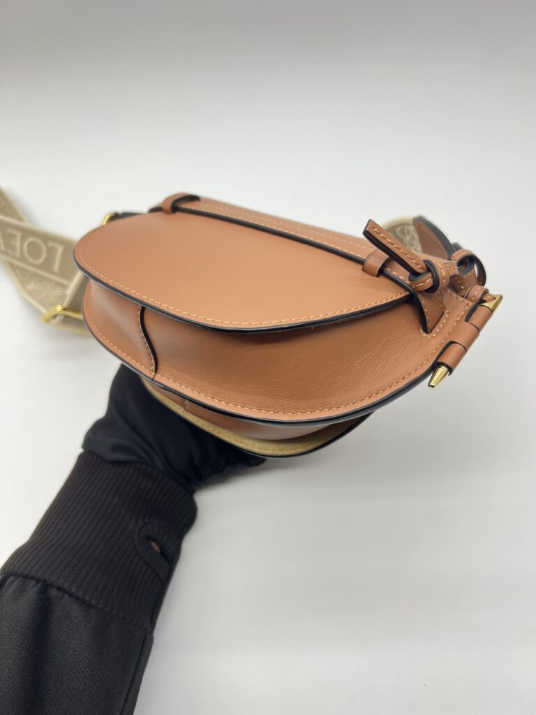 Loewe Gate Dual Mini Brown Tan GHW