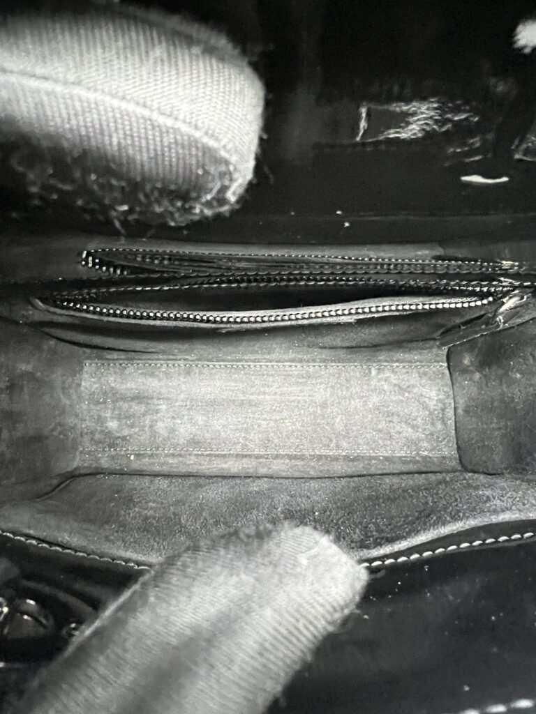 Dior Lady Dior Small Vernis All Black
