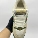 Gucci Screener Sneakers White Beige Web