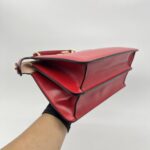Fendi Peek A Boo Iseeu East West Calfskin Smooth Red GHW