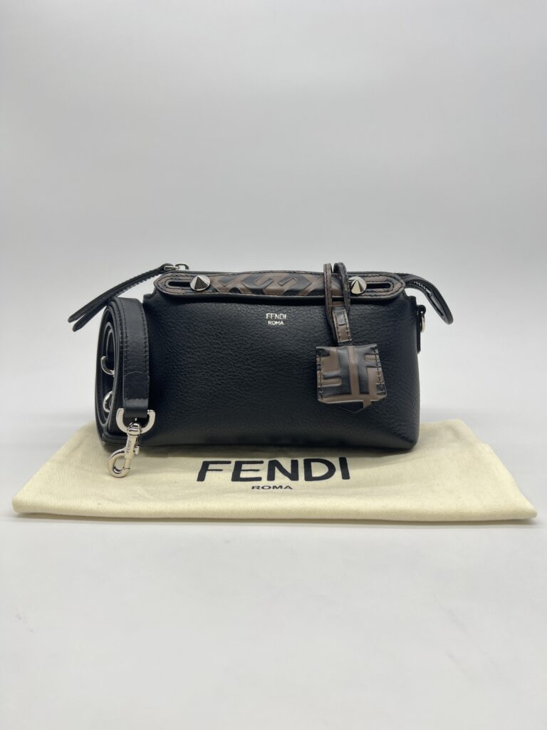 Fendi Mini BTW Handle FF Black SHW