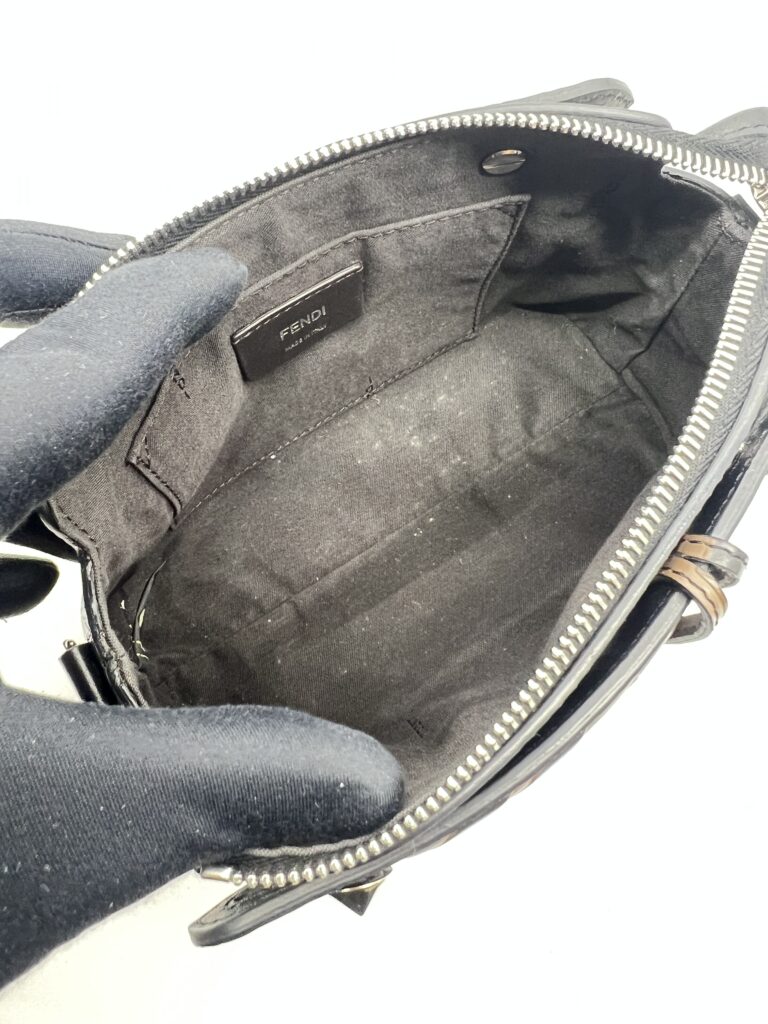 Fendi Mini BTW Handle FF Black SHW