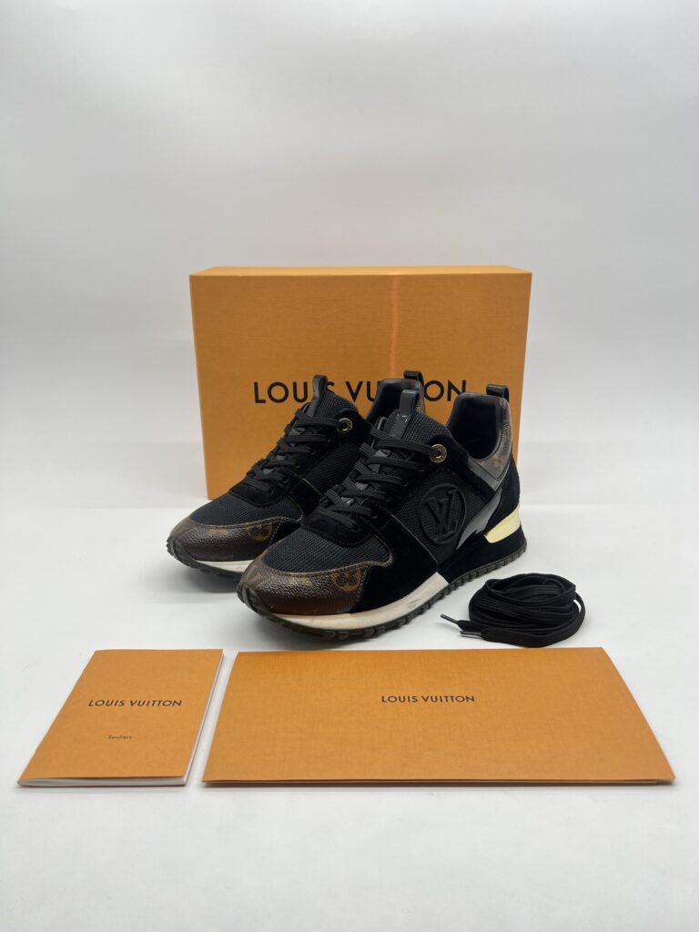 Louis Vuitton Runaway Sneaker Monogram Mesh Suede Noir