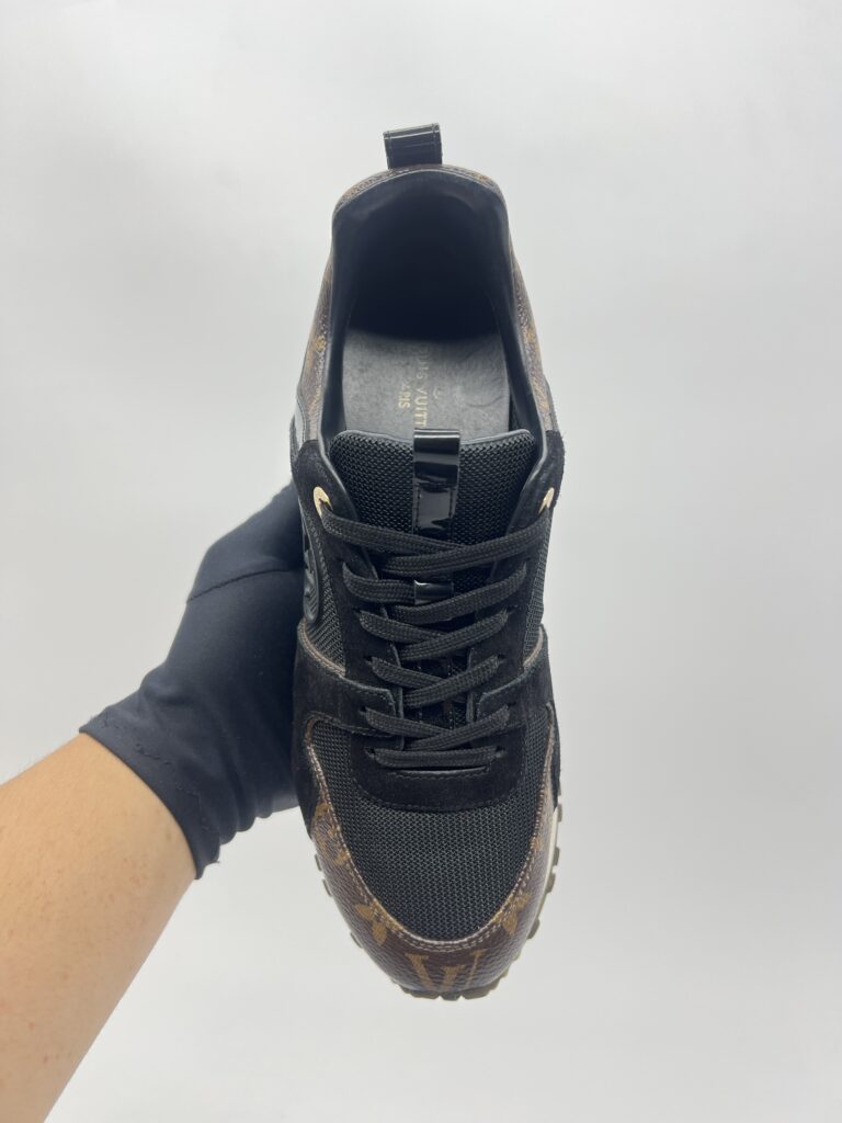 Louis Vuitton Runaway Sneaker Monogram Mesh Suede Noir