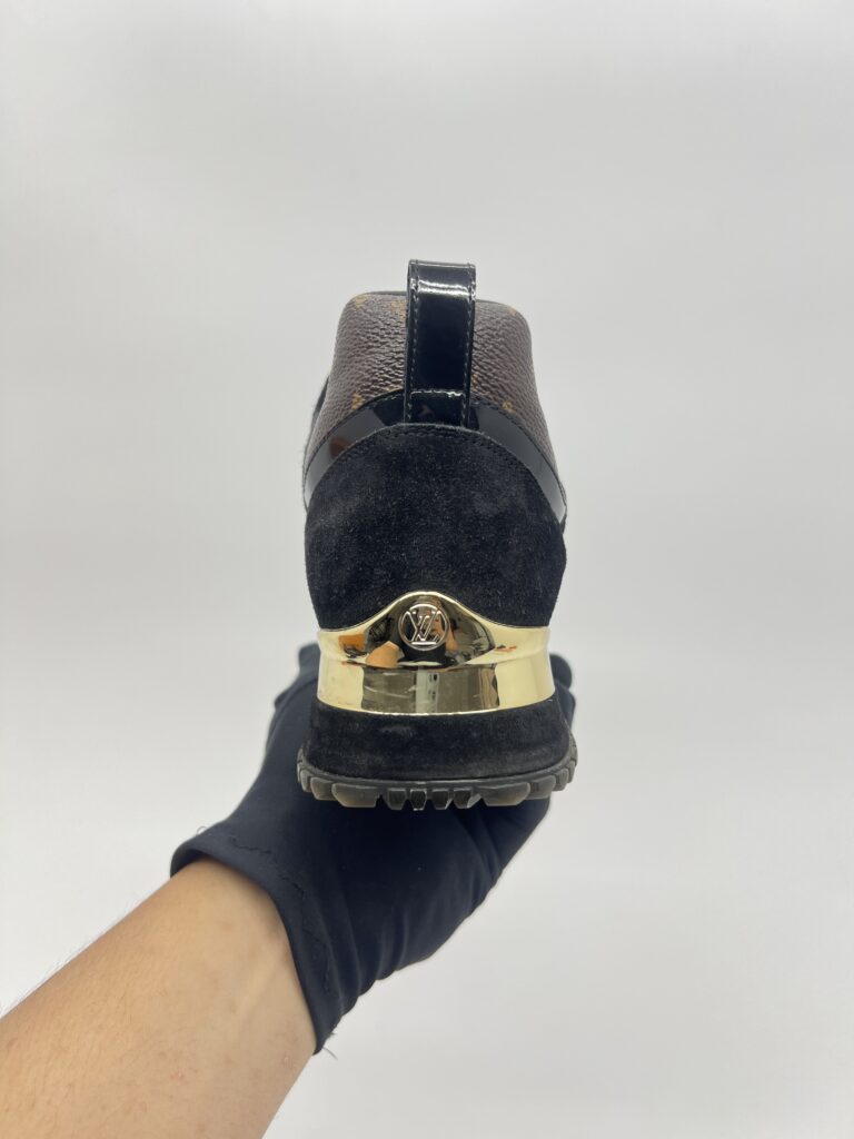 Louis Vuitton Runaway Sneaker Monogram Mesh Suede Noir