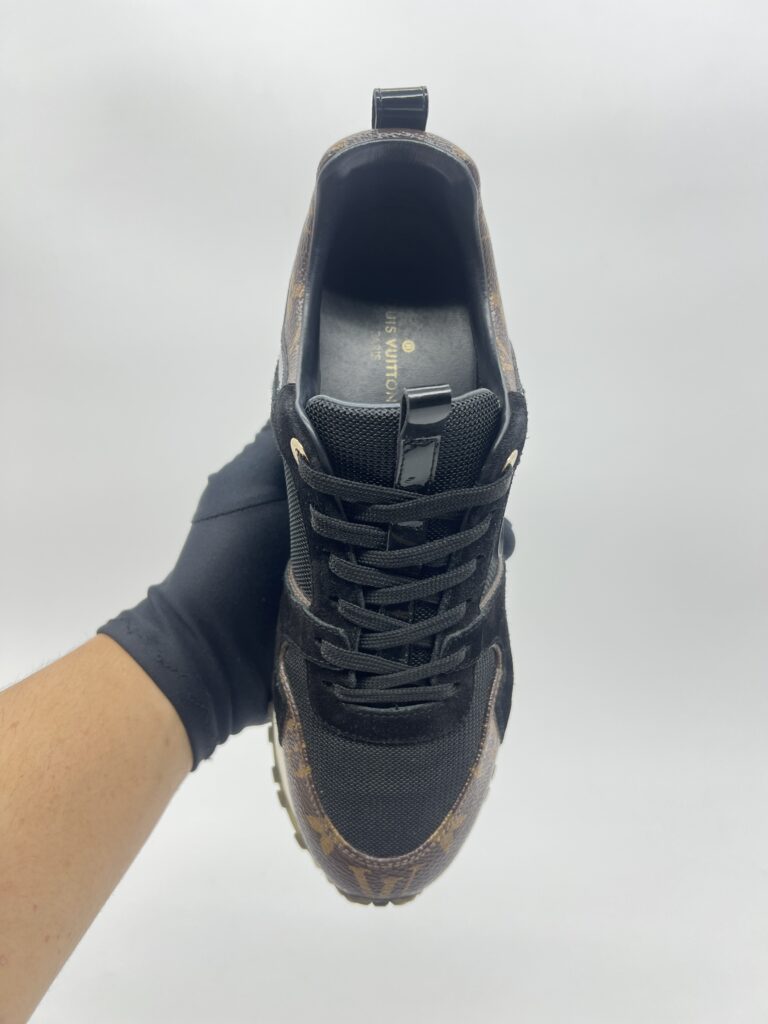 Louis Vuitton Runaway Sneaker Monogram Mesh Suede Noir